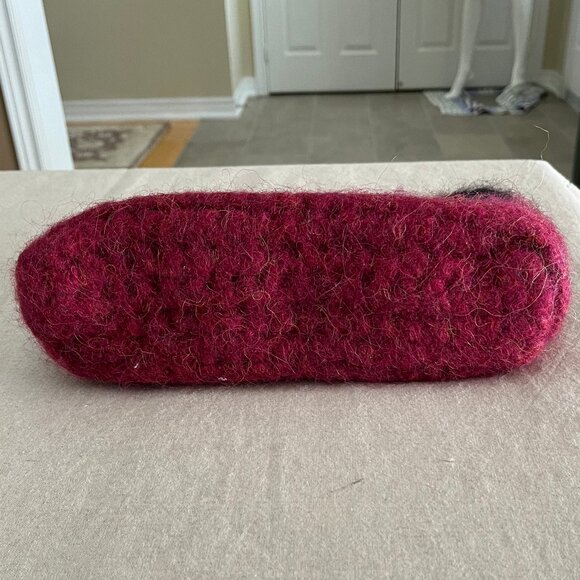 Handmade wool knit small satchel by TLC from OOAK - Picture 9 of 11